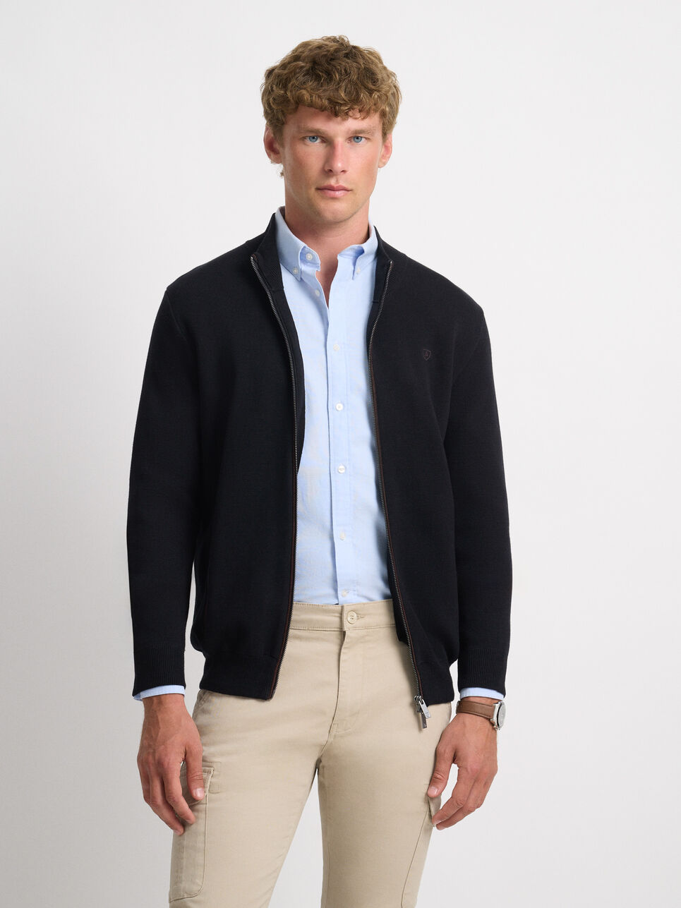 CARDIGAN CONTRASTE