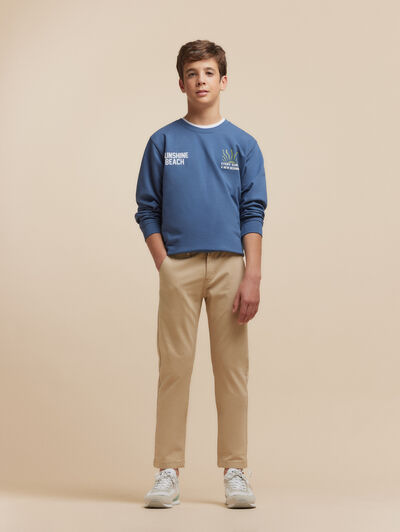 PANTALON CHINO KIDS CAMEL