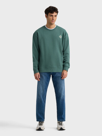 SUDADERA ETHNIC VERDE