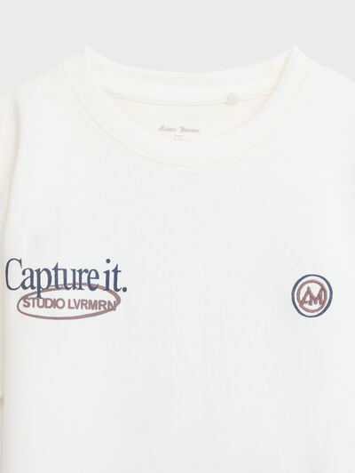 CAMISETA MOMENTS KIDS BLANCO