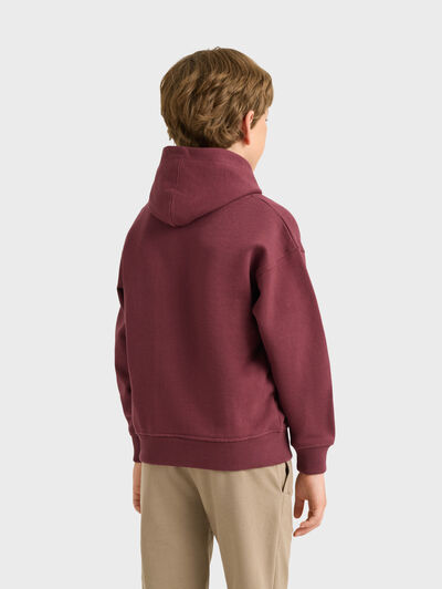 SUDADERA NEUTRAL KIDS BURDEOS