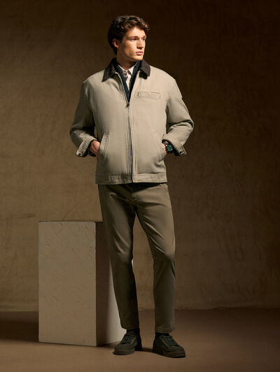 CAZADORA PEACH VERDE