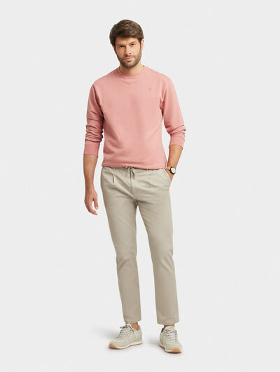 PANTALON LINO BEIGE