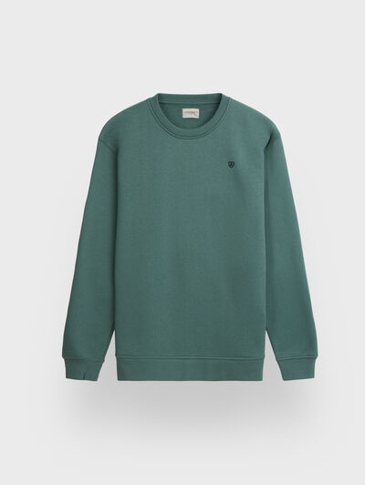 SUDADERA BASICA VERDE