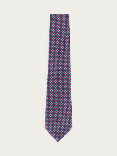 CORBATA JACQUARD MF AZUL MARINO