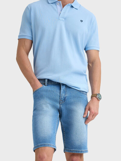BERMUDA DENIM 5P AZUL