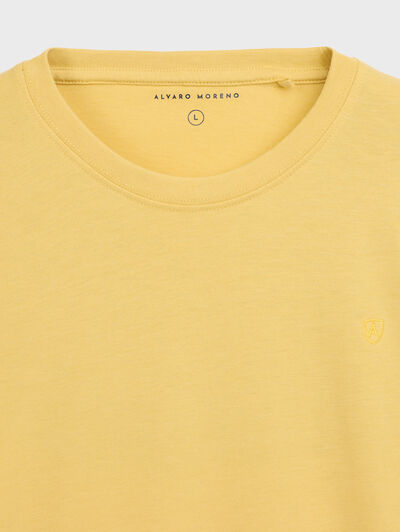 CAMISETA MELANGE AMARILLO