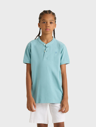 POLO MAO KIDS AZUL