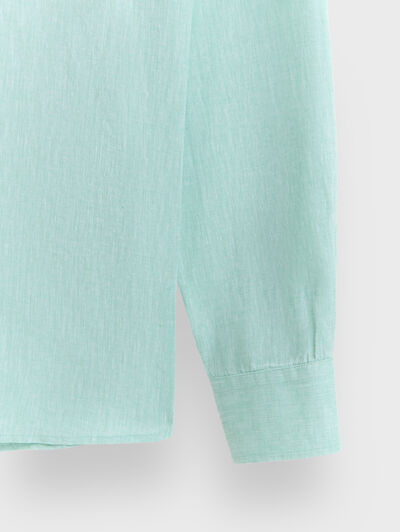 CAMISA LINO MAO VERDE