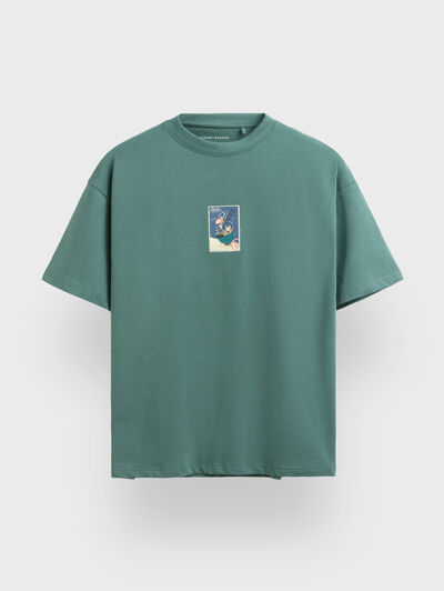 CAMISETA STAMP VERDE