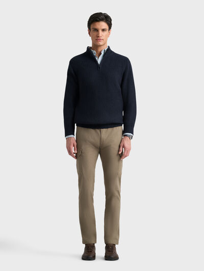 JERSEY RUSTIC AZUL MARINO