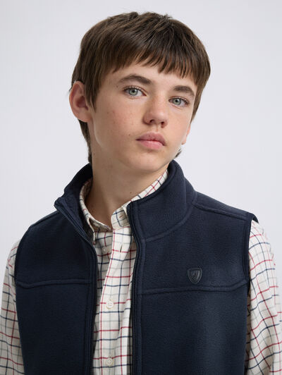 CHALECO SIERRA KIDS AZUL MARINO