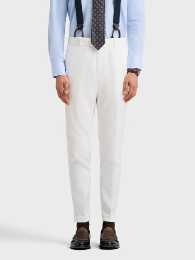 PANTALON CAPO TWILL BLANCO