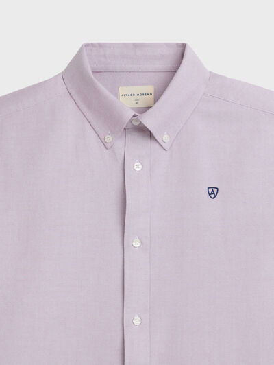 CAMISA OXFORD SOLID ROSA