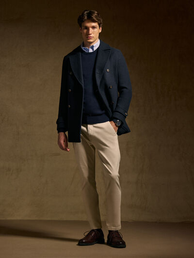 ABRIGO BREM AZUL MARINO