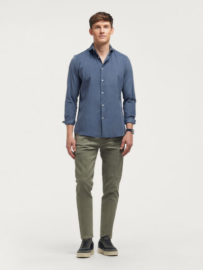 CAMISA MICROPANA JACK AZUL