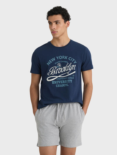 PIJAMA CITY AZUL MARINO