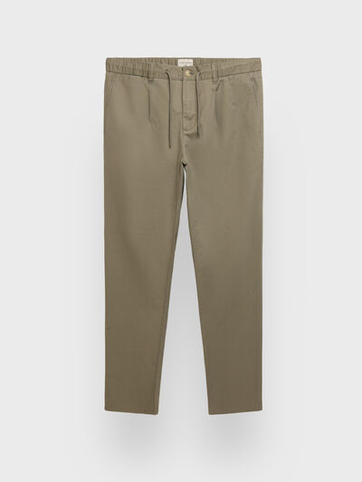 PANTALON LINO VERDE