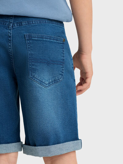 BERMUDA DENIM VUELTA KIDS AZUL