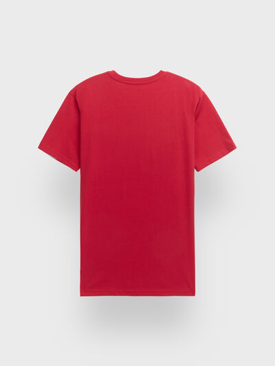CAMISETA BASICA ROJO