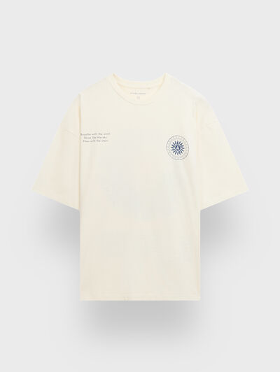 CAMISETA REST BEIGE