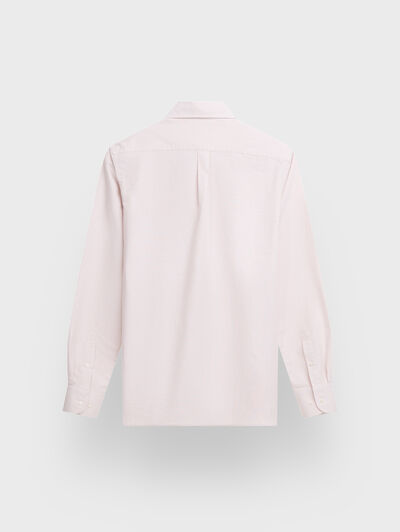 CAMISA OXFORD MIL RAYAS BEIGE