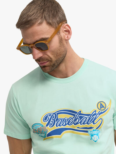 CAMISETA BASEBALL VERDE
