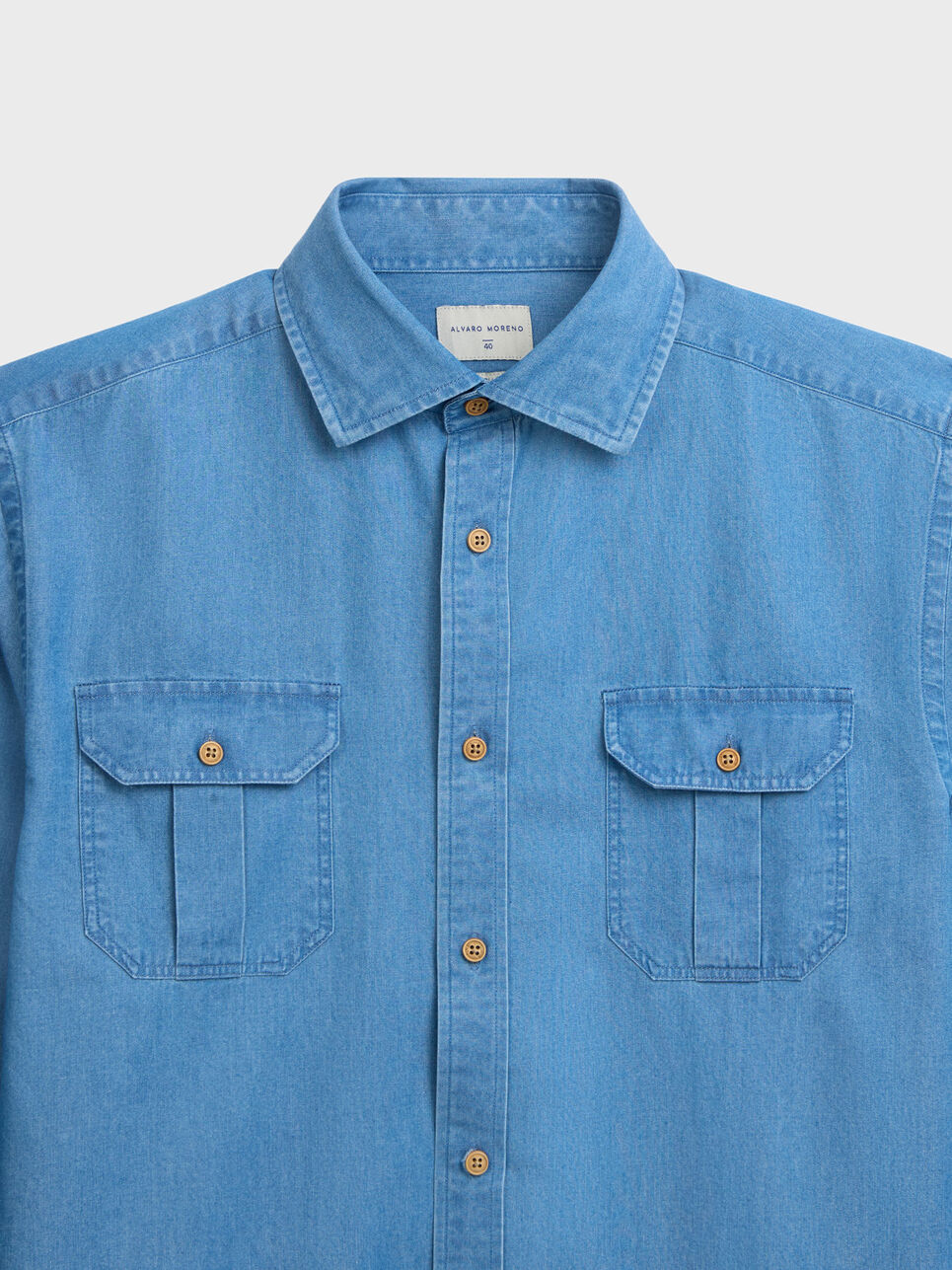 CAMISA DENIM BOLSILLOS