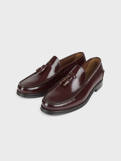 MOCASIN CASTIZO BORLAS BURDEOS