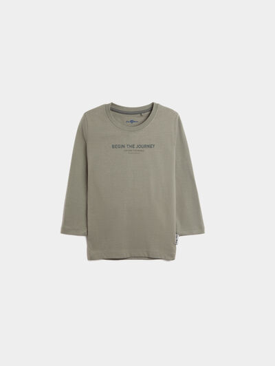 CAMISETA BEGIN KIDS M/L VERDE
