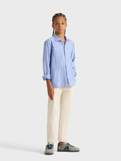 CUBANA OXFORD KIDS AZUL