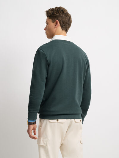 SUDADERA POLO AM1976 VERDE