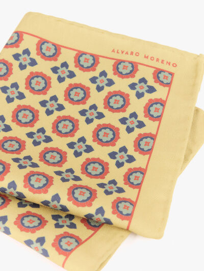 PAÑUELO PRINTED MOSTAZA