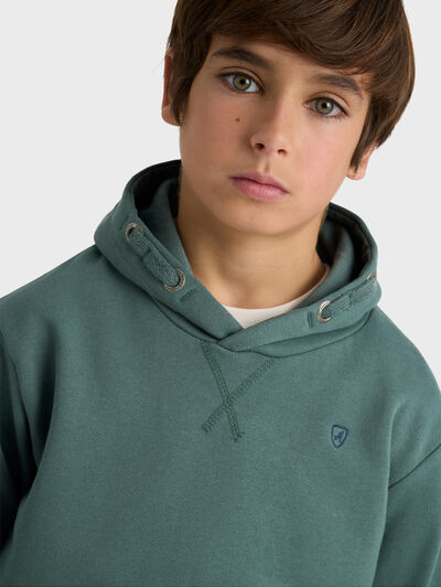 SUDADERA NELSON KIDS VERDE