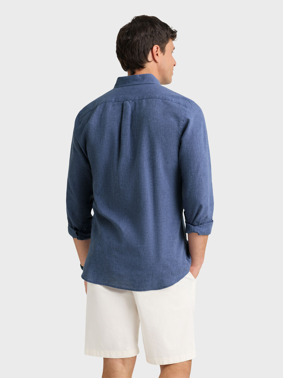 CAMISA LINO C.BOTON