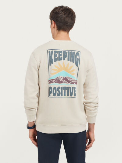 SUDADERA POSITIVE CRUDO