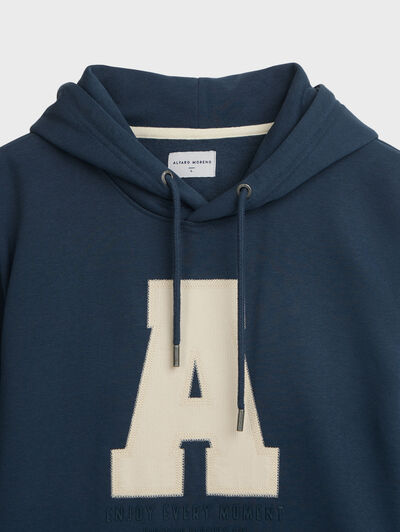 SUDADERA MOMENT AZUL