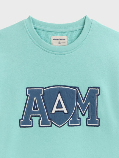 SUDADERA ORIGEN KIDS VERDE AGUA