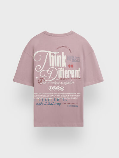 CAMISETA DECIDED ROSA