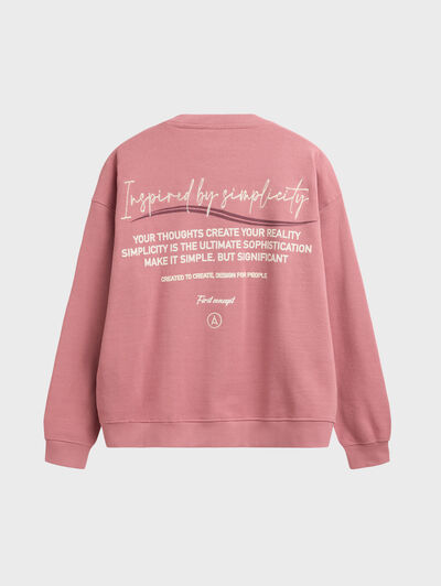 SUDADERA INSPRIRED ROSA