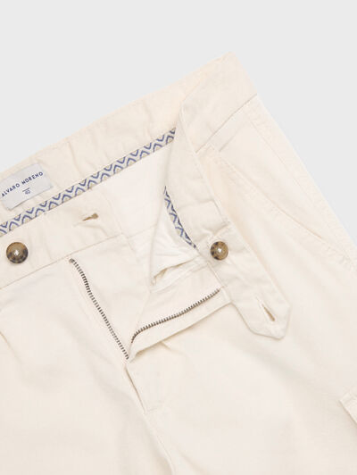 PANTALON CARGO CRUDO