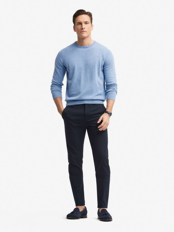 JERSEY ROUND NECK AZUL