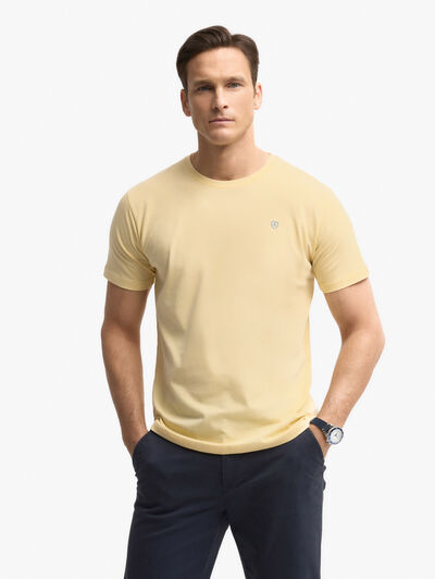 CAMISETA BASICA AMARILLO