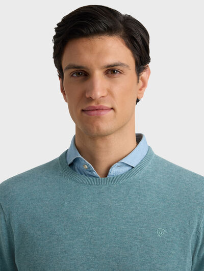 JERSEY ROUND NECK AZUL