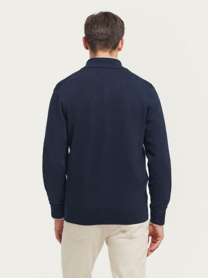 CARDIGAN OCHOS AZUL MARINO