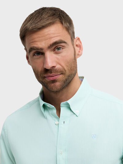 CAMISA NIDO C.BOTON VERDE