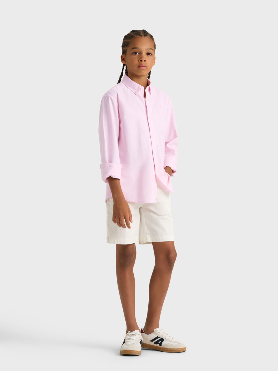 CAMISA OXFORD MIL RAYAS KIDS