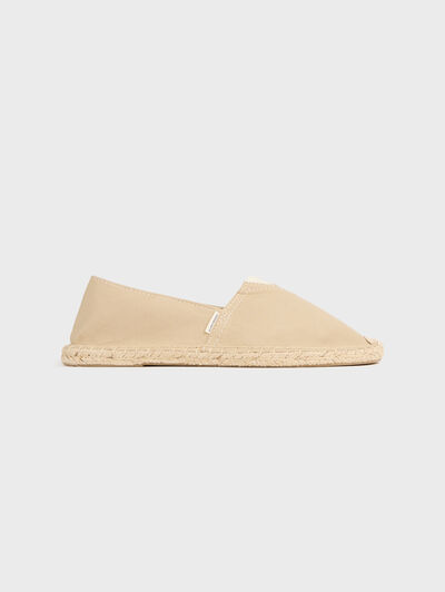 ESPADRILLES CANVAS CAMEL