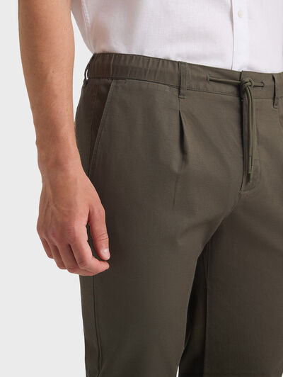 PANTALON LINO VERDE