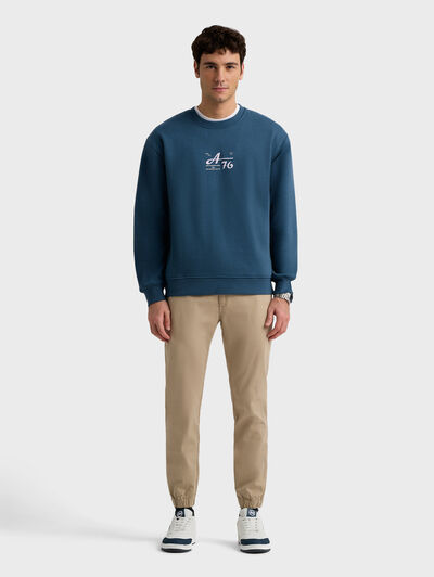 SUDADERA BELIEVE AZUL